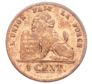 1 сантим 1862 года Бельгия — Фото №1