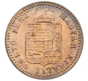 5/10 крейцера 1882 года Венгрия — Фото №2