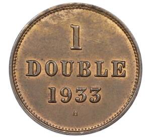 1 дубль 1933 года Гернси — Фото №1