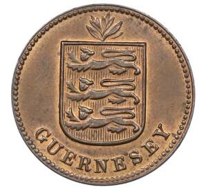 1 дубль 1933 года Гернси — Фото №2