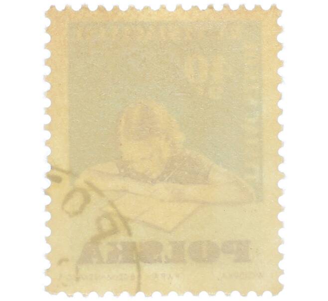 Почтовая марка 40 грошей 1959 года Польша «Домашняя работа» (Артикул: P2-1330) — Фото №2