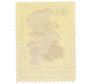 Почтовая марка 1.25 лева 1961 года Болгария «Грибы — Кладница» — Фото №2