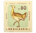 Почтовая марка 80 стотинок 1961 года Болгария «Болгарские птицы — Дрофа» (Артикул: P2-1411) — Фото №1