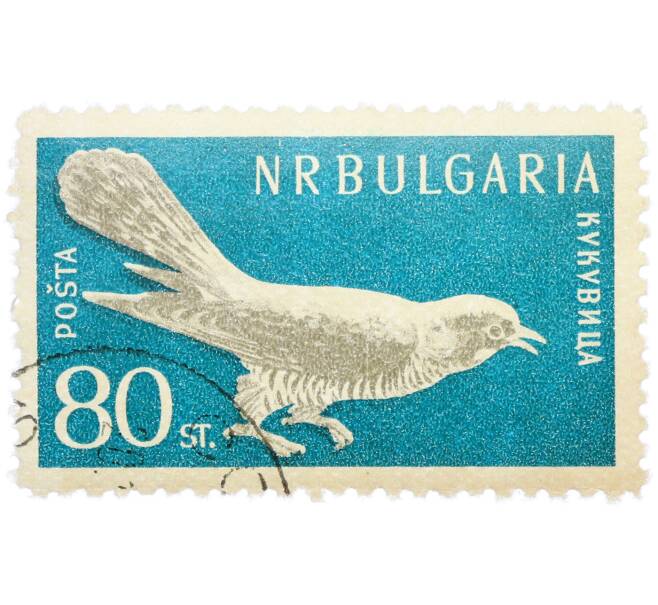Почтовая марка 80 стотинок 1959 года Болгария «Обыкновенная кукушка» (Артикул: P2-1420) — Фото №1