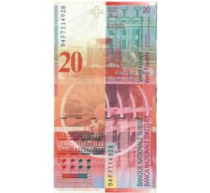 20 франков 1994 года Швейцария — Фото №2