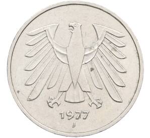 5 марок 1977 года J Западная Германия (ФРГ) — Фото №1
