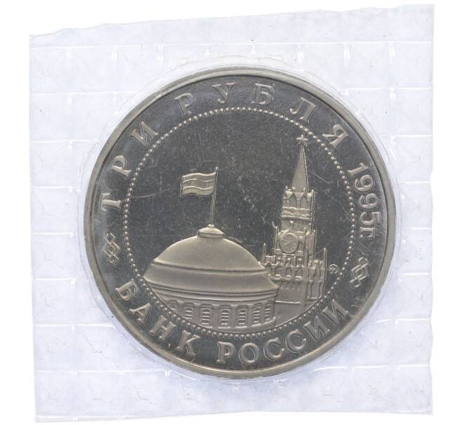 Монета 3 рубля 1995 года ММД «Разгром Квантунской армии в Маньчжурии» (Артикул: T11-39592) — Фото №2