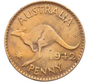 1 пенни 1942 года Австралия — Фото №1