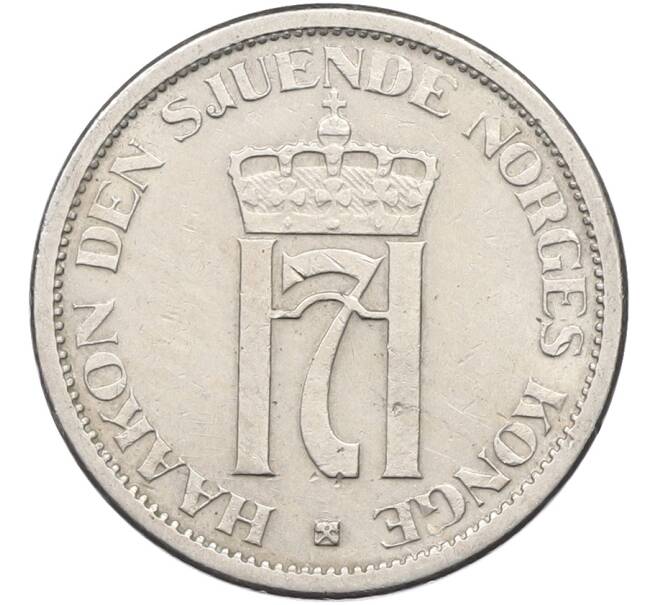 Монета 1 крона 1951 года Норвегия (Артикул: K12-78028) — Фото №2