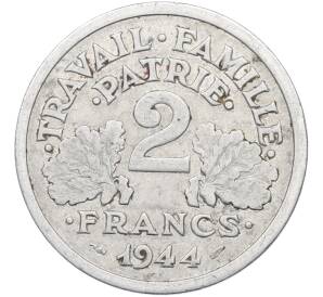 2 франка 1944 года Франция — Фото №1