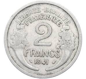 2 франка 1941 года Франция — Фото №1
