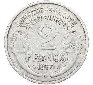 2 франка 1950 года B Франция — Фото №1