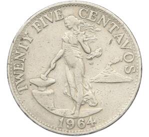 25 сентаво 1964 года Филиппины — Фото №1