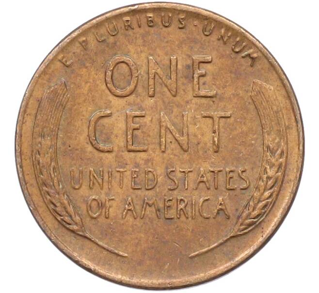 Монета 1 цент 1953 года D США (Артикул: K12-78069) — Фото №2