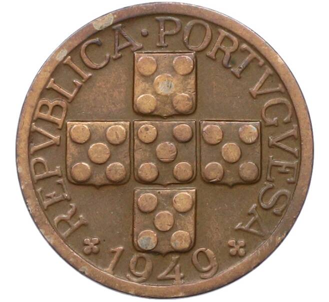 Монета 20 сентаво 1949 года Португалия (Артикул: K12-78079) — Фото №1