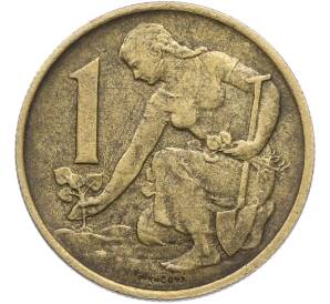 1 крона 1958 года Чехословакия — Фото №1