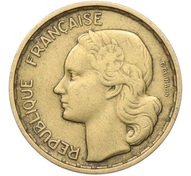 Монета 10 франков 1951 года B Франция (Артикул: K12-78088) — Фото №2