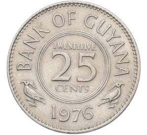 25 центов 1976 года Гайана — Фото №1