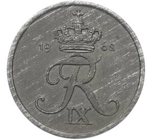 2 эре 1962 года Дания — Фото №2