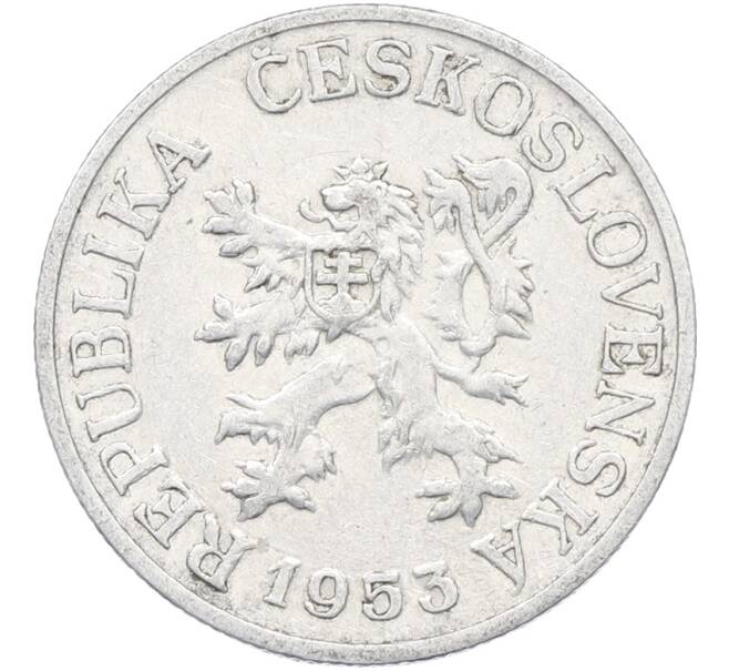 Монета 25 геллеров 1953 года Чехословакия (Артикул: K12-78107) — Фото №2