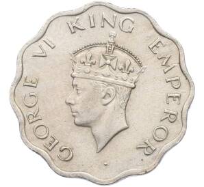 1 анна 1947 года Британская Индия — Фото №2