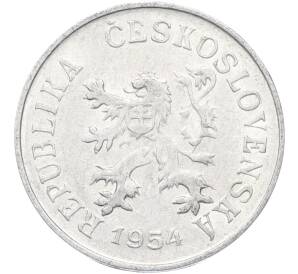 5 геллеров 1954 года Чехословакия — Фото №2