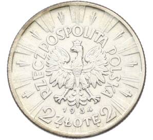 2 злотых 1934 года Польша — Фото №2