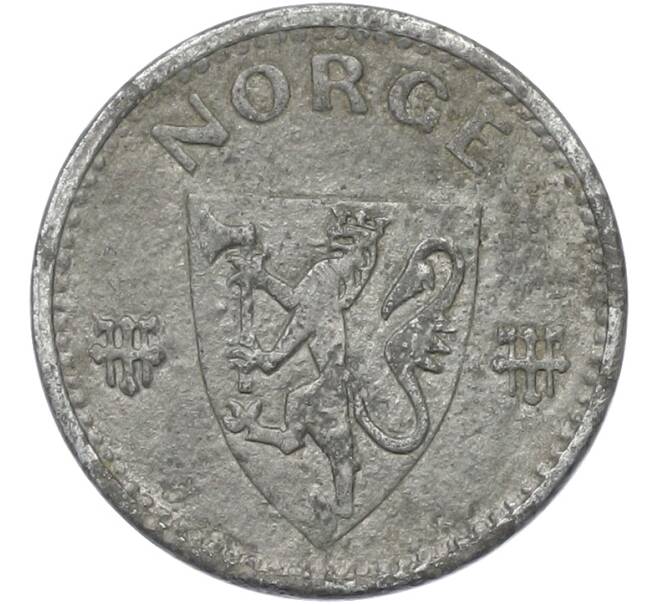 Монета 50 эре 1943 года Норвегия (Артикул: T11-39651) — Фото №2