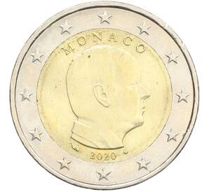 2 евро 2020 года Монако — Фото №1