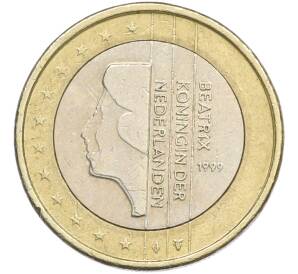 1 евро 1999 года Нидерланды — Фото №1