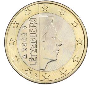 1 евро 2003 года Люксембург — Фото №1