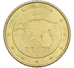50 евроцентов 2011 года Эстония — Фото №1