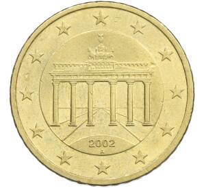 50 евроцентов 2002 года A Германия — Фото №1