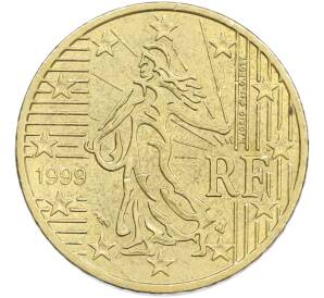 50 евроцентов 1999 года Франция — Фото №1