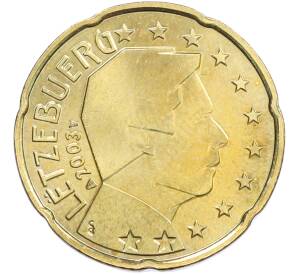 20 евроцентов 2003 года Люксембург — Фото №1