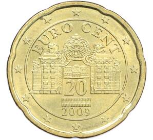 20 евроцентов 2009 года Австрия — Фото №1