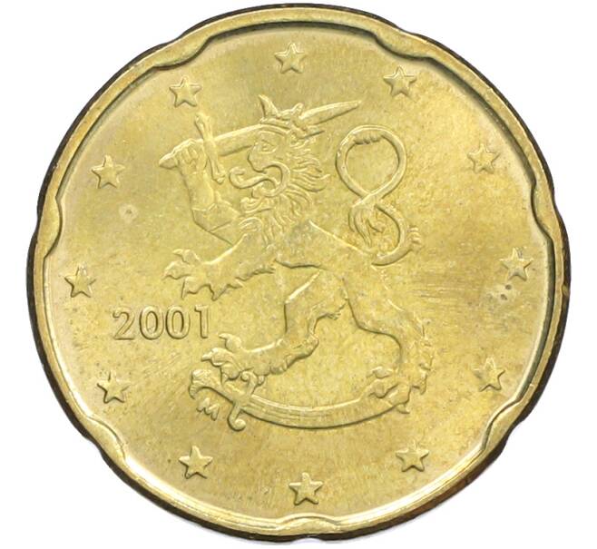 Монета 20 евроцентов 2001 года Финляндия (Артикул: K12-77897) — Фото №1