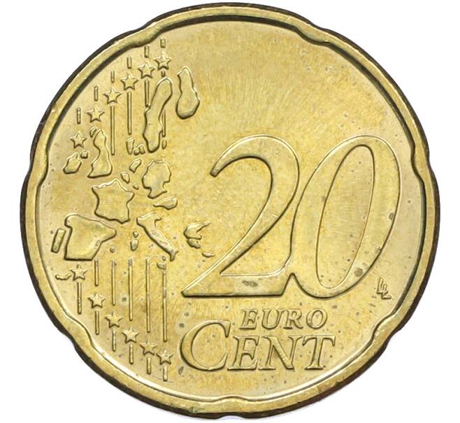 Монета 20 евроцентов 2001 года Финляндия (Артикул: K12-77897) — Фото №2