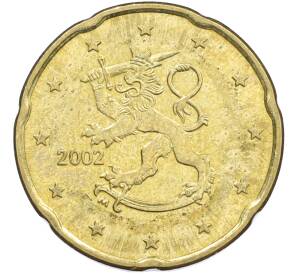 20 евроцентов 2002 года Финляндия — Фото №1