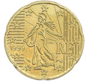 20 евроцентов 1999 года Франция — Фото №1