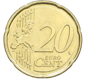 20 евроцентов 2008 года Ирландия — Фото №2