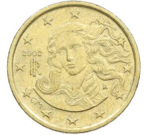 10 евроцентов 2002 года Италия — Фото №1