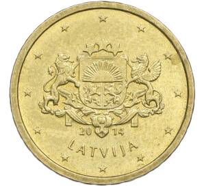 10 евроцентов 2014 года Латвия — Фото №1