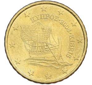10 евроцентов 2008 года Кипр — Фото №1