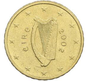 10 евроцентов 2002 года Ирландия — Фото №1