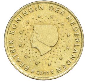 10 евроцентов 2001 года Нидерланды — Фото №1
