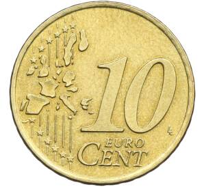 10 евроцентов 2001 года Нидерланды — Фото №2