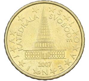 10 евроцентов 2007 года Словения — Фото №1