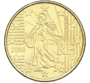 10 евроцентов 2008 года Франция — Фото №1