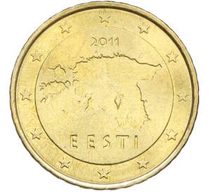 10 евроцентов 2011 года Эстония — Фото №1